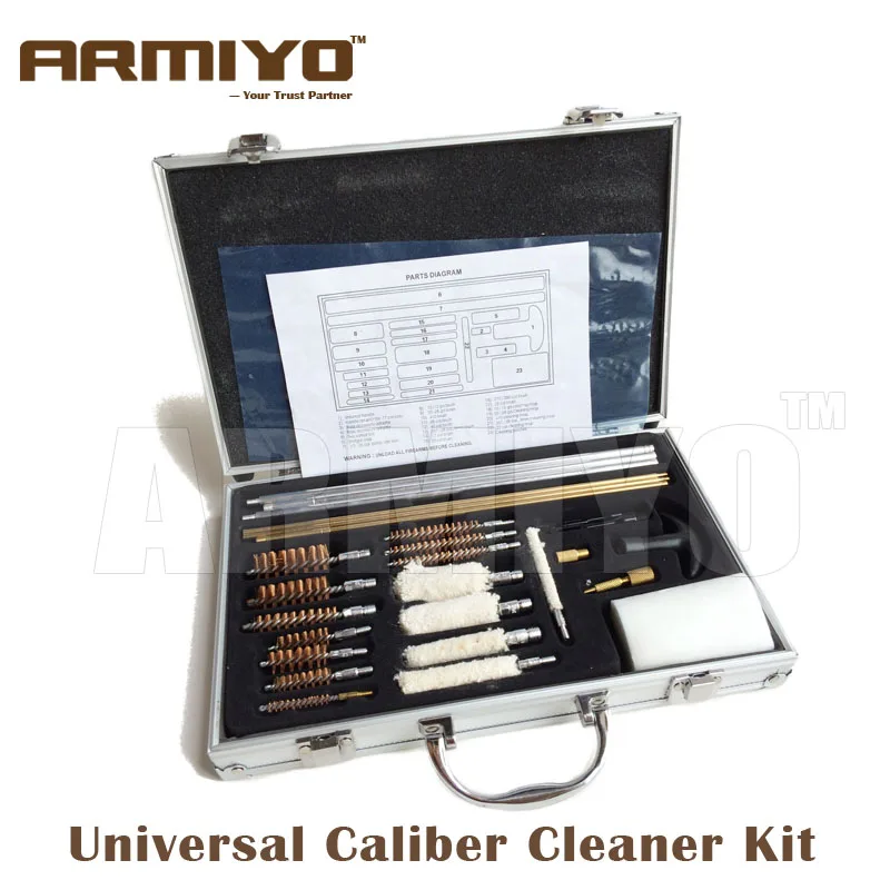 ARMIYO UCCK Универсальный Калибр Cleaner Kit Набор очистка нарезного орудия Охота Стрельба аксессуары для пейнтбола