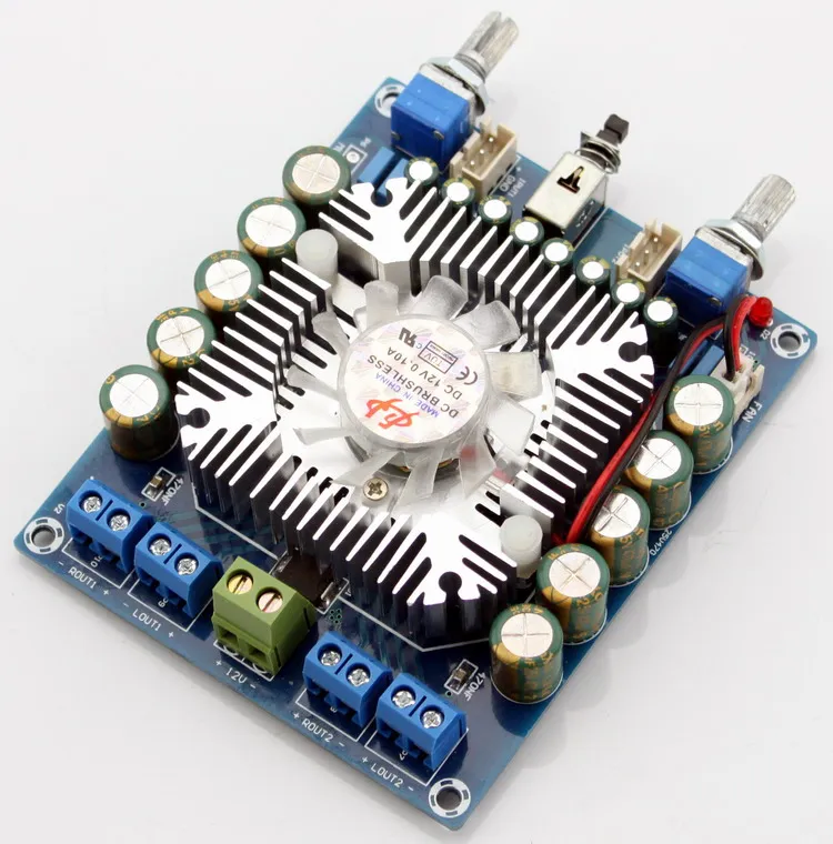 

Assembled HIFI AMP board TDA7850 car amplifier board 50W*4
