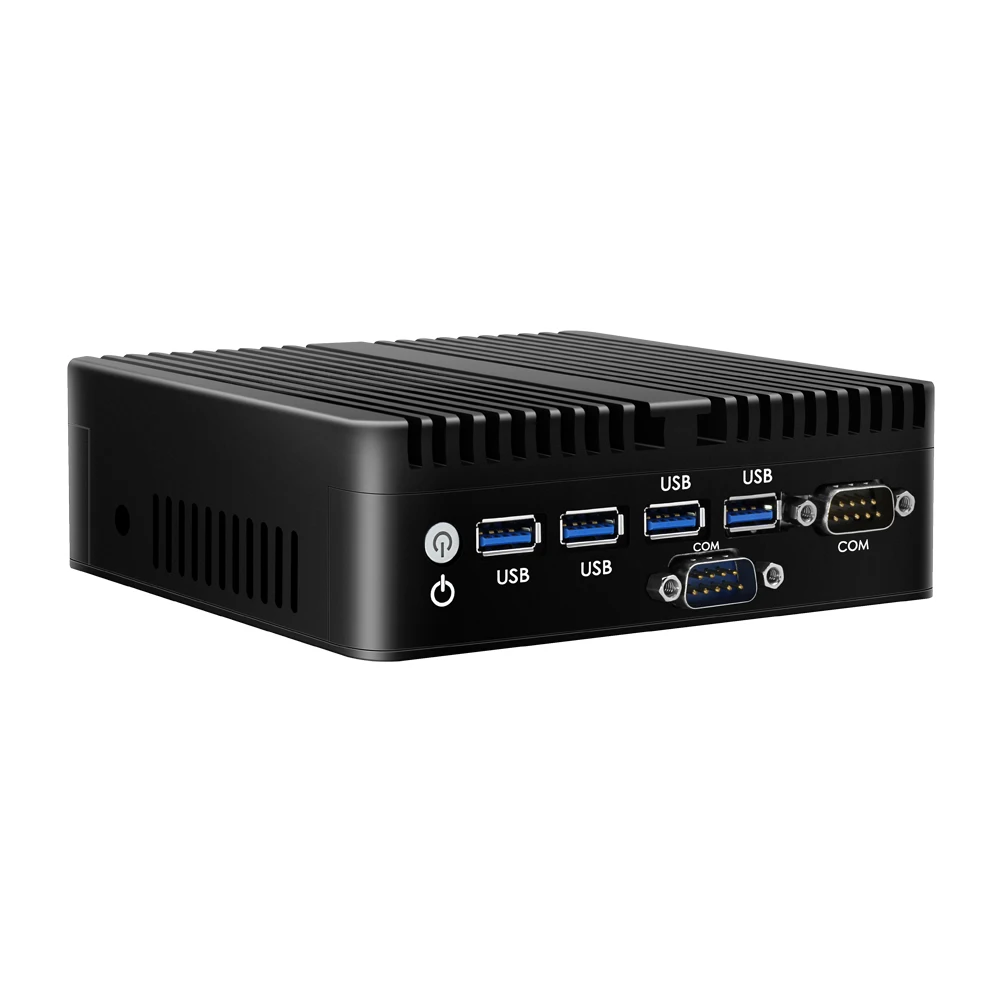 

Fanless Mini PC Celeron 2955U 1.40GHz Dual LAN Windows 7 Wifi 2*HDMI 2*COM Household PC HTPC TV BOX Mini Computer