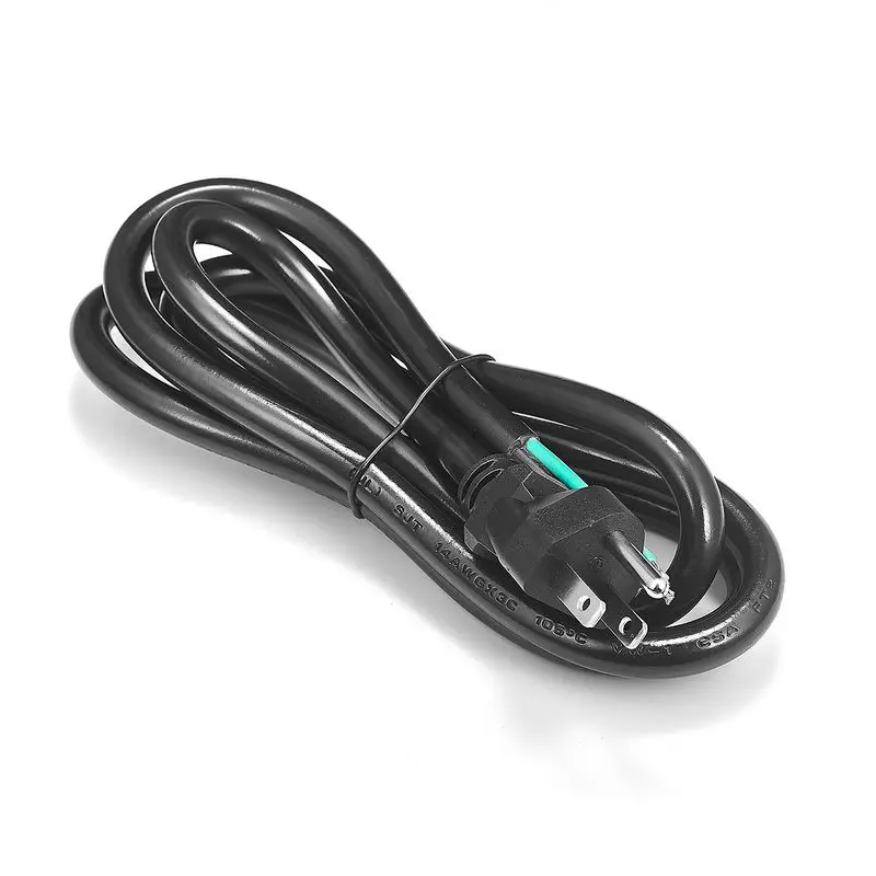 50pcs US USA Power Cord Power Supply Extension Cable 1.5m 14AWG 2mm For