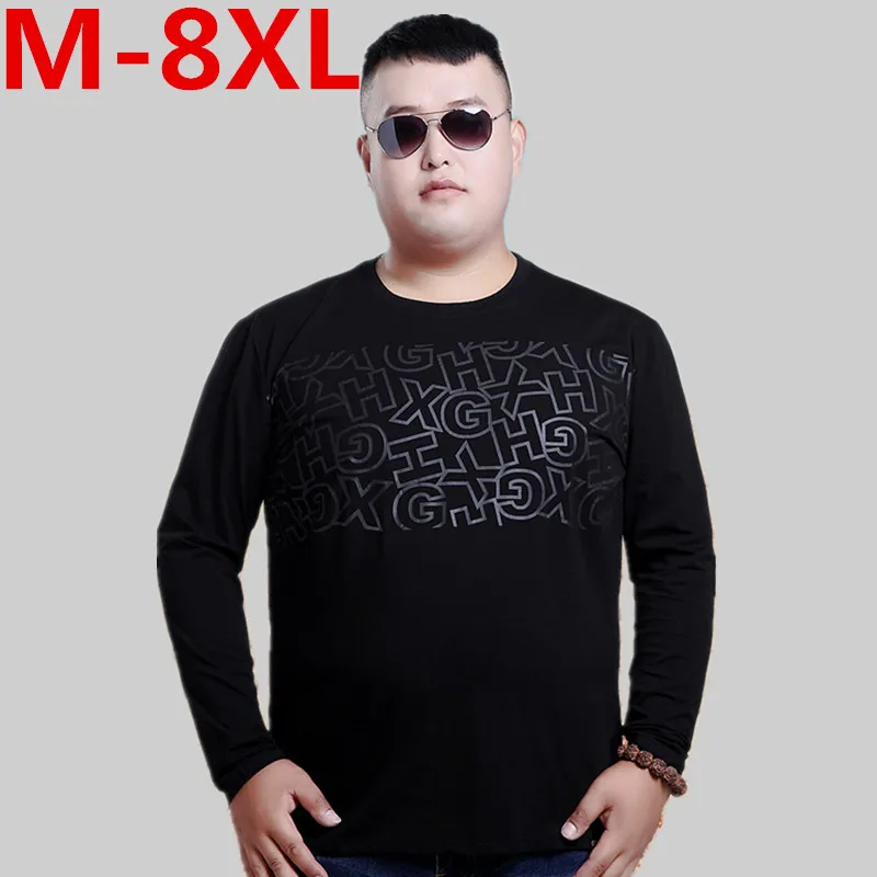 2017 Новый большой размер 8XL 7XL 6XL 5XL 4XL 3XL рубашка с длинными рукавами Мужская