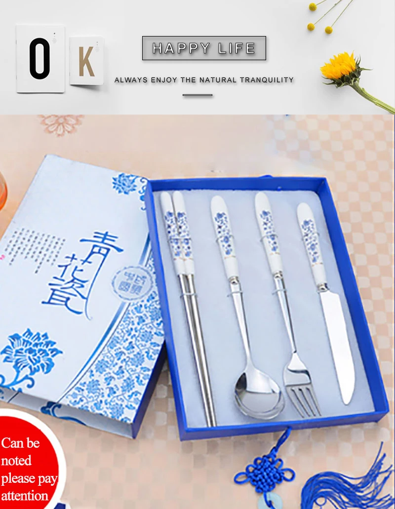 colored handle cutlery set (2)