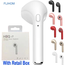 

HBQ I7 Wireless Earphone Bluetooth Headset In-Ear Invisible Earbud with Mic for iPhone 7 plus 7 6 6s 5 5s Samsung S8 Xiaomi