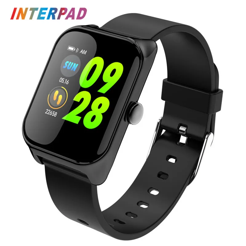 

Interpad Mulit-sport Smart Watch 1.3 Inch IPS Color Screen Wristwatch Support Custom Interface Weather Forecast Smartwatch