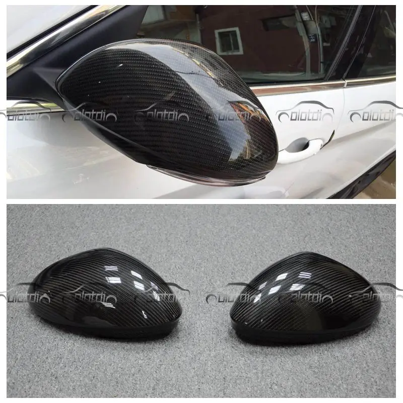 

Car Styling Carbon Fiber Side View Mirror Coverfor Romeo Giulia 2009-2014 with 3M TAPE Stickers