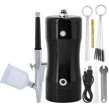 0,3 ММ Аэрограф краска для аэрографа компрессор воздуха кисти инструменты Распылитель ручка-распылитель комплект макияж распылитель для торта иглы краска для тела ногтей