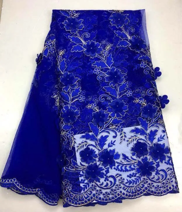 

Dribbling Embroidery Lace Fabric 2018 Nigerian Tulle French Lace Fabric Women African Mesh Lace Material For Bridal