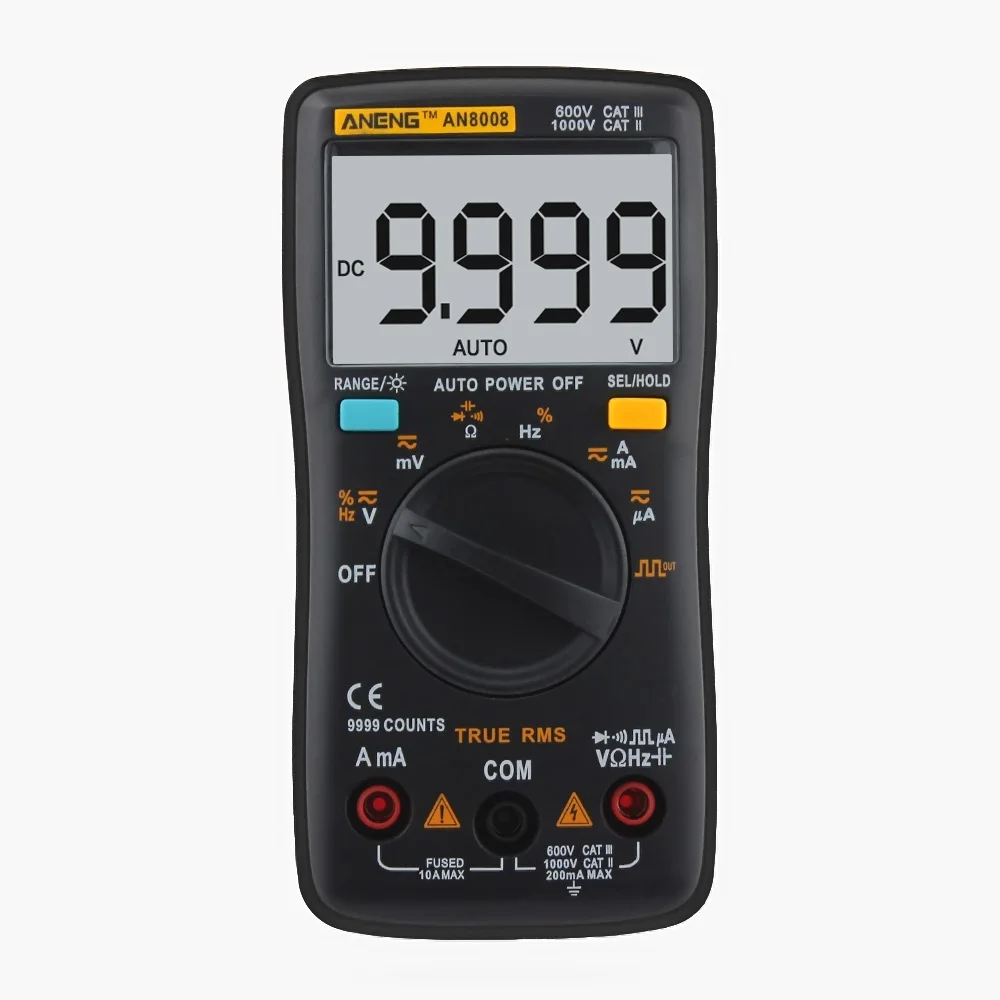 Goede Elektronische Test AN8000 AN8001 AN8002 AN8004 AN8008 AN8009 Digitale Multimeter AC DC Amperemeter Voltmeter Ohm Power Meter Tester