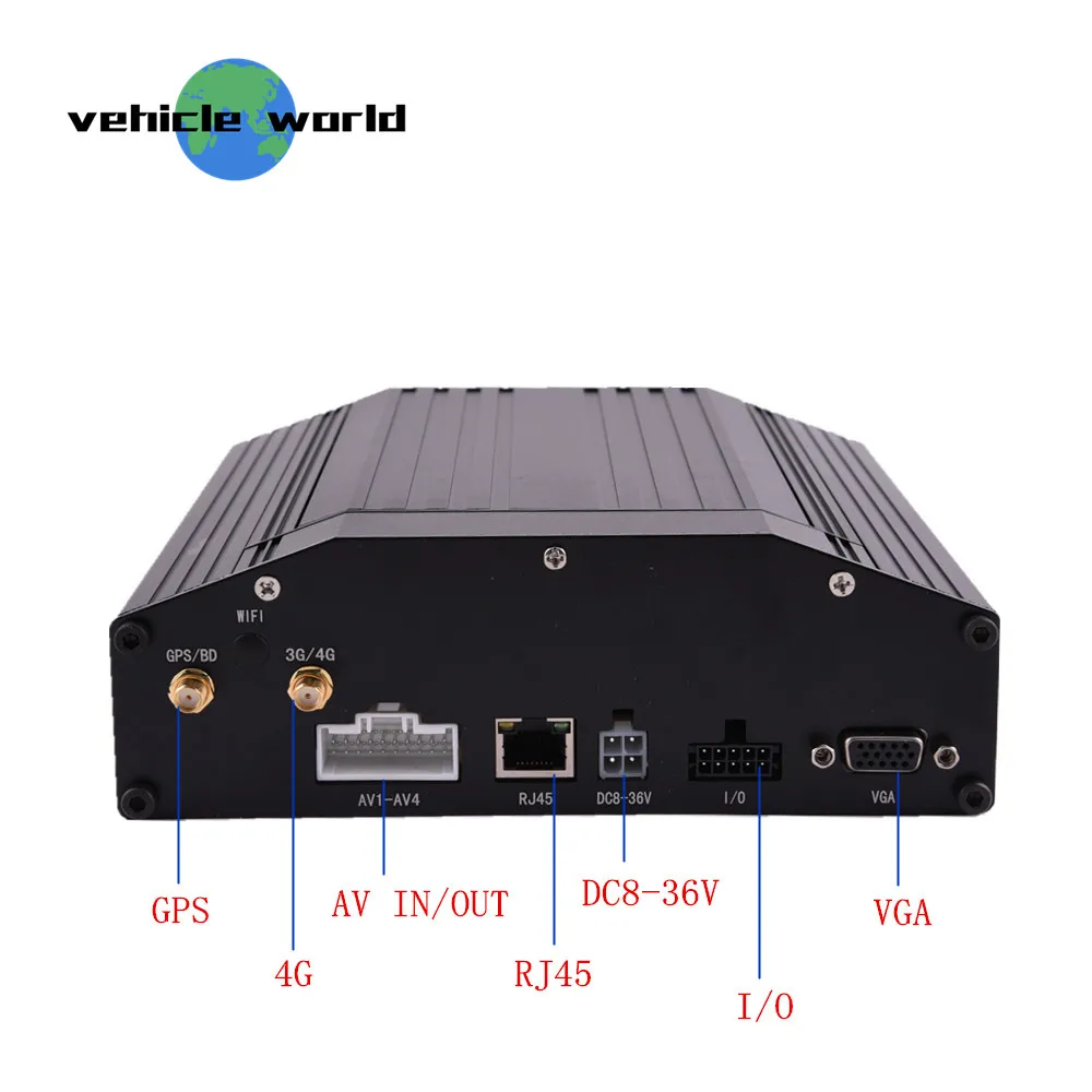 School Bus Trailer Truck Taxi Vehicle Car 1.0MP AHD 720P HDD 8Ch Mobile DVR built in GPS 4G | Безопасность и защита