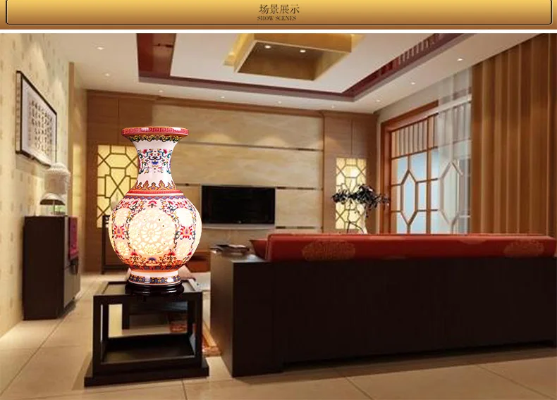 China Antique Living Room Vintage Table Lamp Porcelain Ceramic Table Lamp wedding decoration home design table lamp (6)
