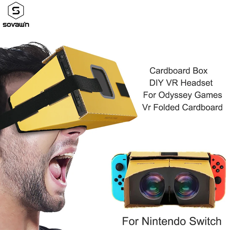 Для nintendo Switch 3D очки виртуальной реальности VR складной картон ForZelda для Super Odyssey