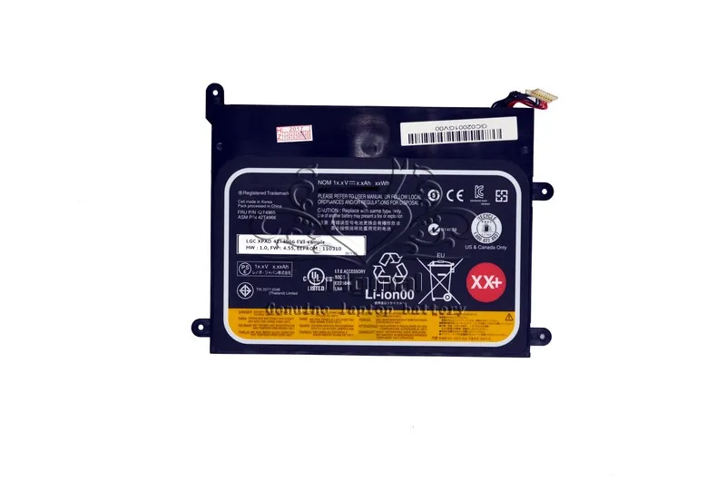 JIGU 42T4965 42T4966 42T4985 оригинальный ноутбук Батарея Для Lenovo Tablet 1 7,4 В 25WH встроенный Батарея