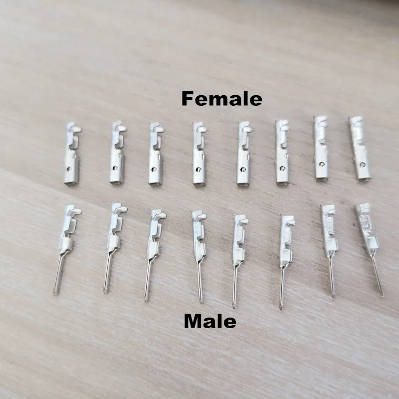 

50sets/lot Male and Female Wire Terminal Crimp Terminal (Pins) For JST Connector