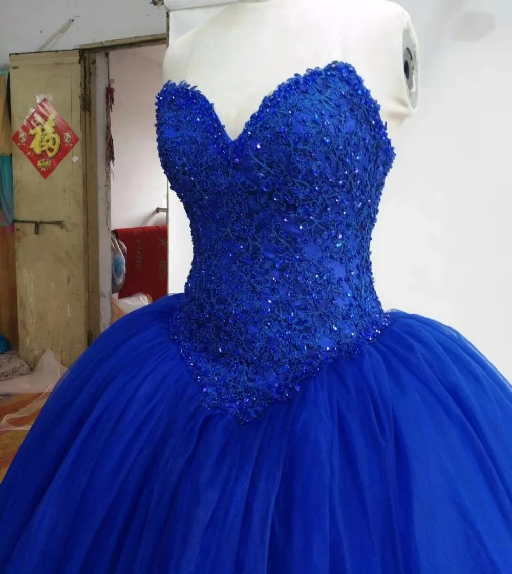 CloverBridal Милая пышная ярко-синий тюль юбка милое бальное платье 16 пышные платья Vestido 15 Anos бесплатно на заказ