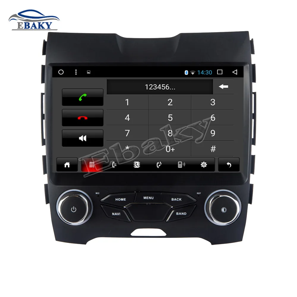 Flash Deal NaviTopia 9inch Octa Core Android 7.1 8.1 Car DVD GPS Navigation for Ford EDGE 2015 Auto Multimedia Radio Stereo 15