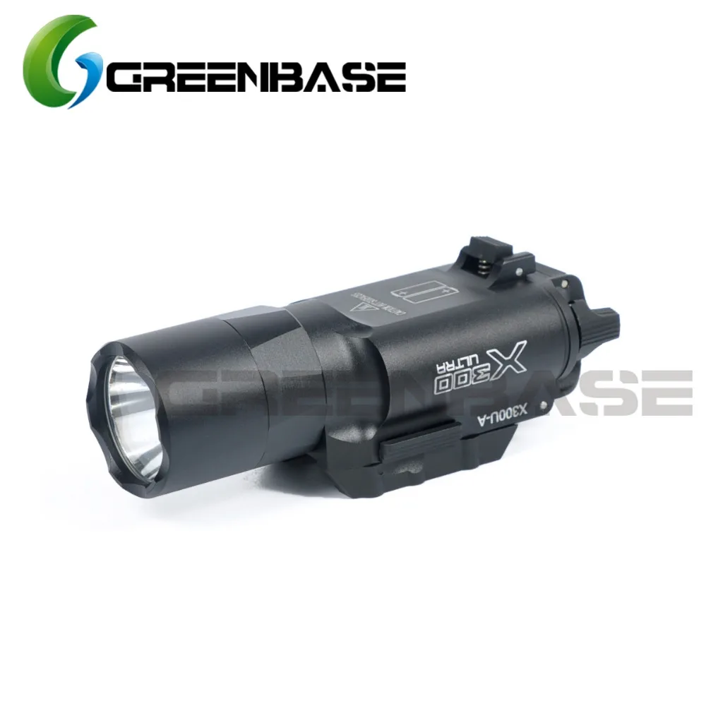 Тактический светодиодный охотничий фонарь Greenbase X300 универсальная направляющая