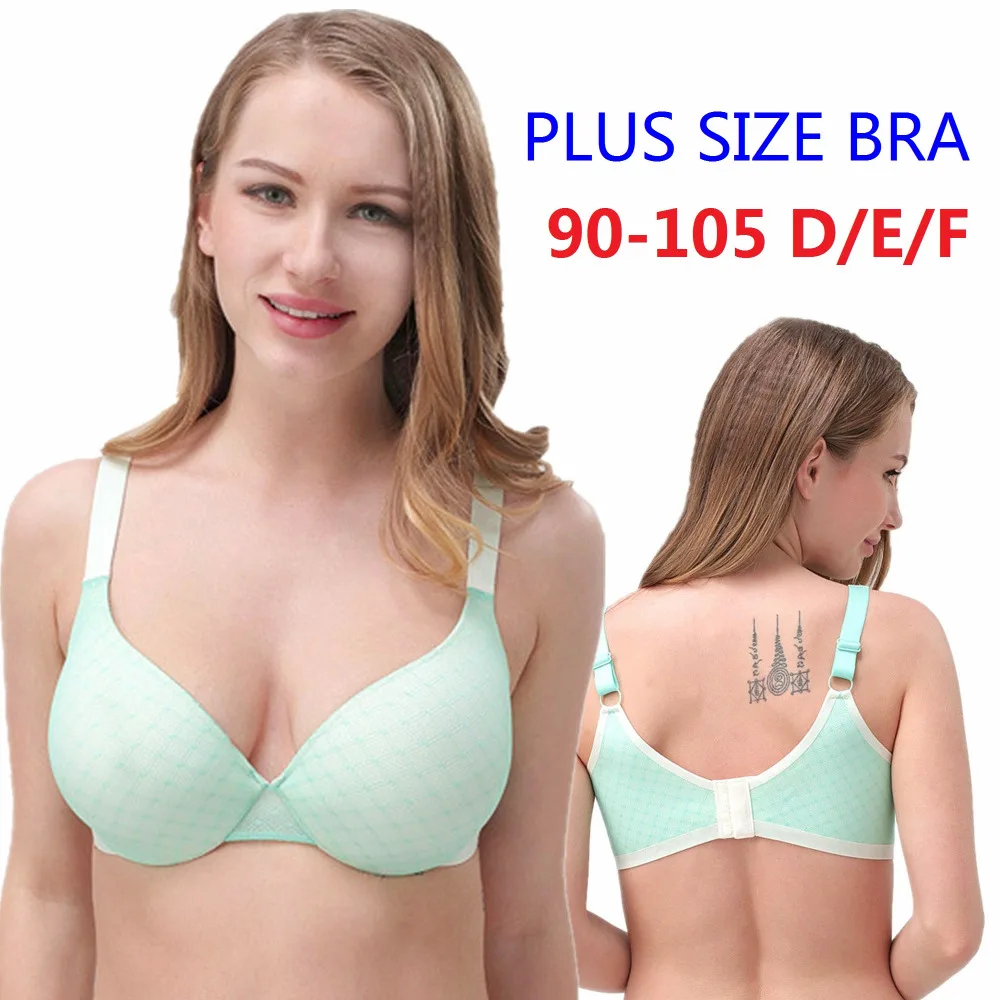 Women's Full Coverage Underwire Lace Mesh Bonding Seamless Wide Straps