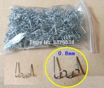 

1000PCS 0.8mm Wave Staples For Hot Stapler Plastic Welder Bumper Repair Machine
