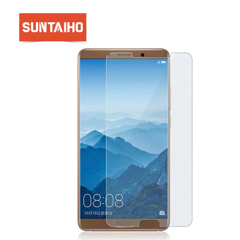 Ультратонкое закаленное стекло Suntaiho 9H для Huawei Mate 10 Защита экрана pro (неполный