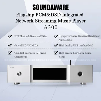 

Soundaware Flagship PCM&DSD Integrated Network Streaming Music Player A300 Built-in Decoding Headphone Amplifier