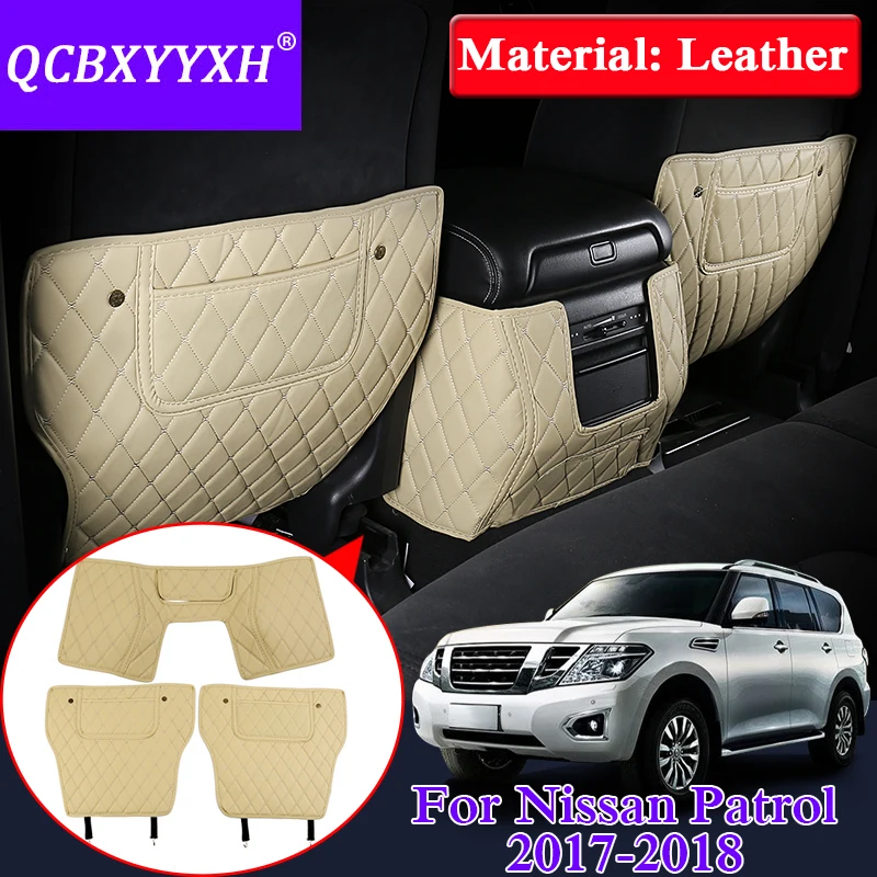Buy QCBXYYXH Car Armrest Cover Kick Pad Case For Nissan Patrol Y62 2017 2018