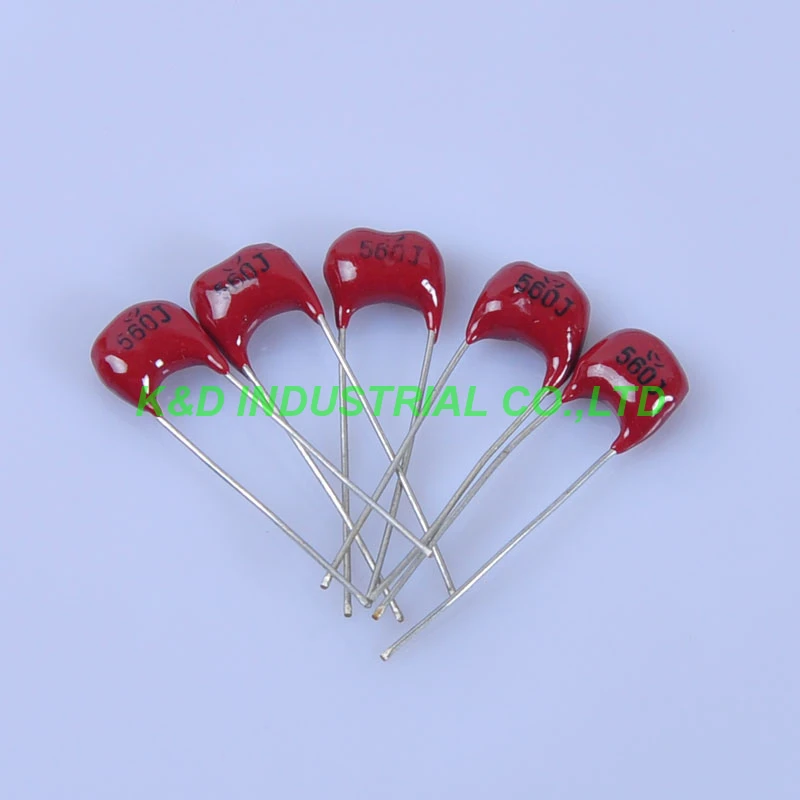 

10pcs Silver MICA Capacitor 560pF 500V Radial Amp For Audio Amp