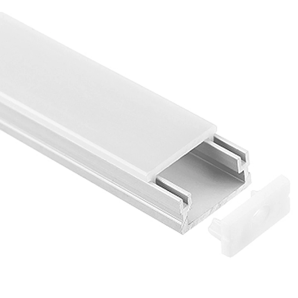 

20pcs(40m) a lot, 2m per piece,led aluminum profile for led strips Anodized diffuse/clear cover