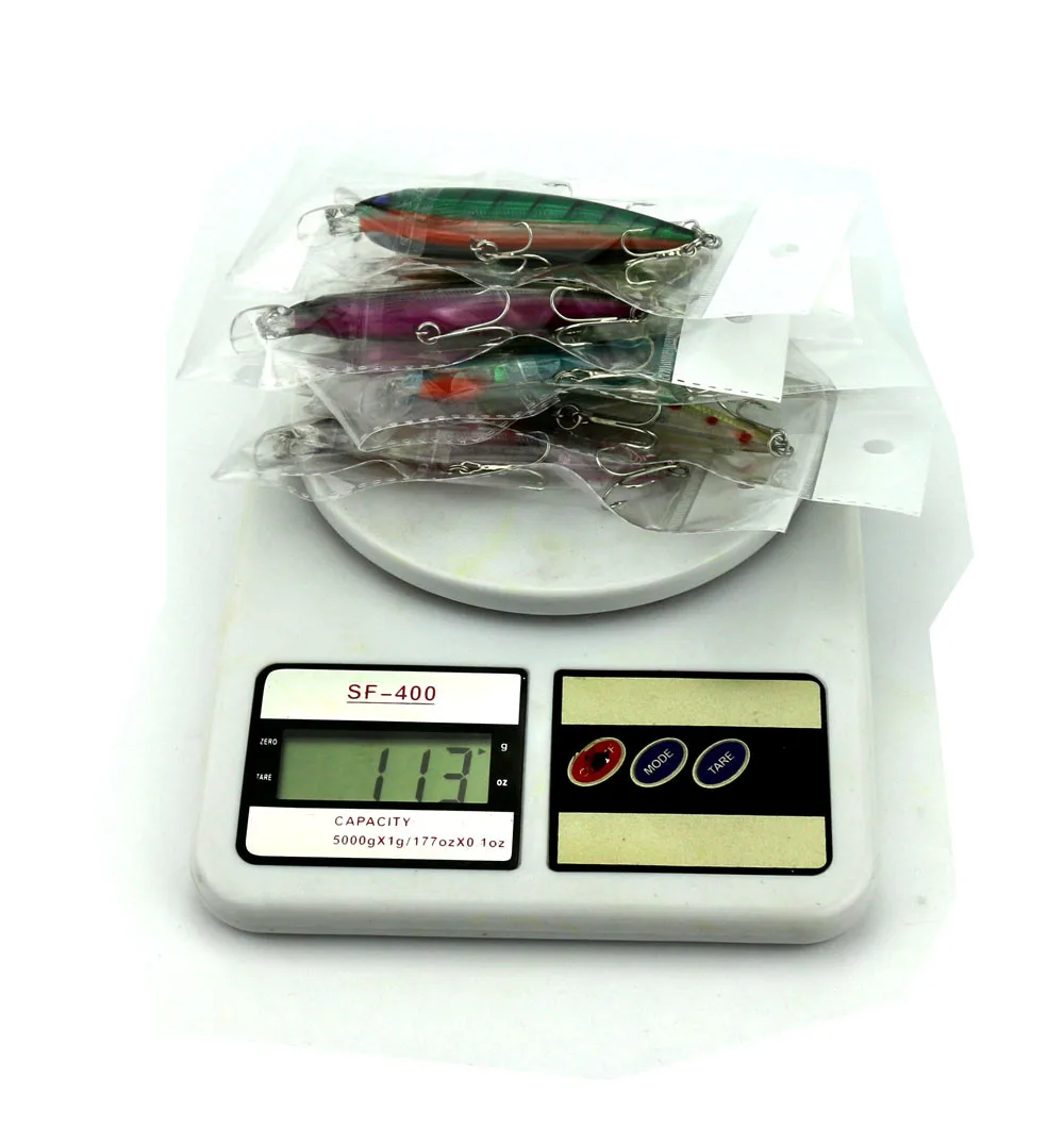 Equipamento de Pesca Isca de Pesca Marca Centímetros 13.4g Hard Bait Minnow Laser Iscas Hengjia Ganchos Pesca Wobbler Isca Artificial 100 Pcs 11 14 Iscas artificiais