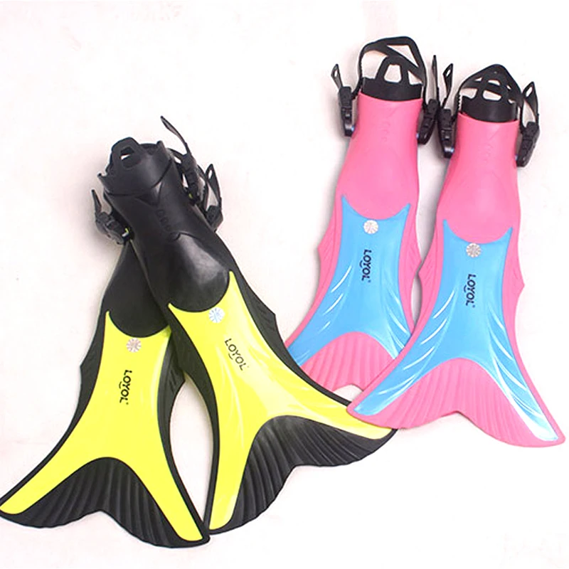 H777 Free shipping Children's swimming training Silicone diving fins