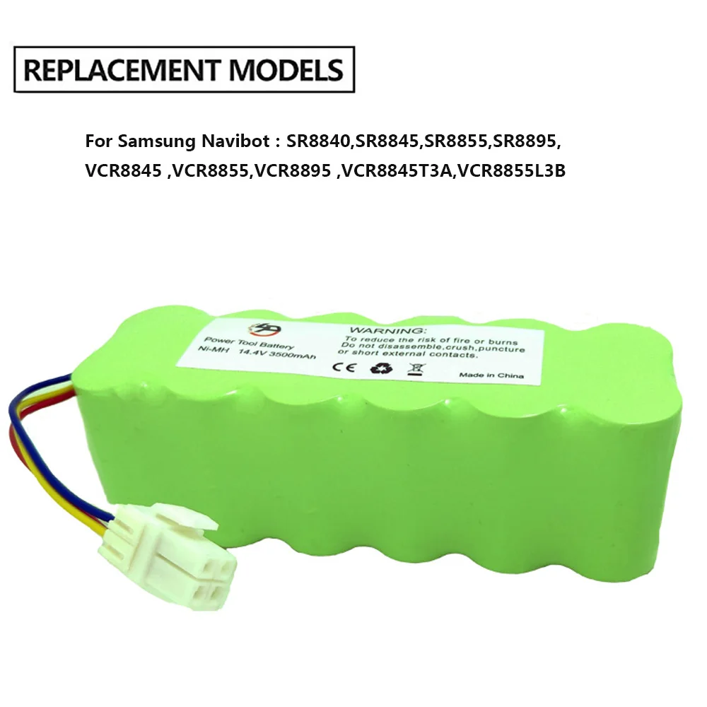 14,4 V 3500mAh Ni-MH Пылесос аккумуляторная батарея для samsung NaviBot SR8840 SR8845 SR8855 SR8895 VCR8845 VCR8895