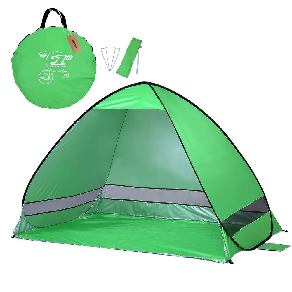 

Lixada Durable Lightweight Tent Waterproof Instant Pop Up Beach Tent UV Protection Sun Shelter Tent Sunshade Canopy for Outdoor