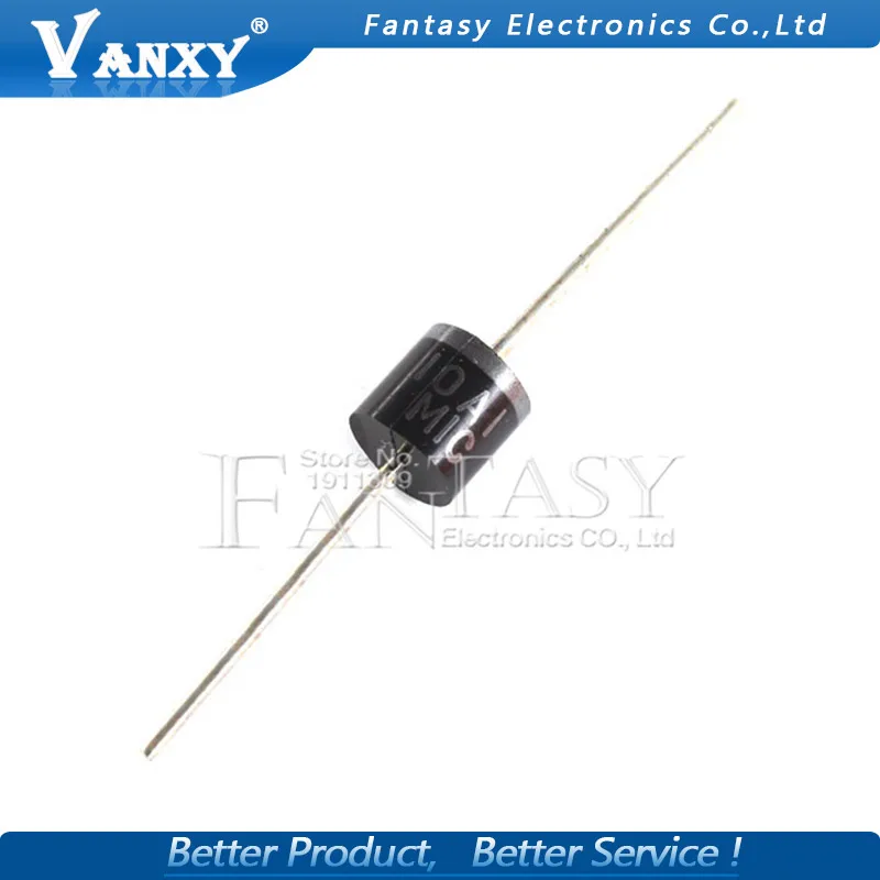 

10PCS electrical Axial Rectifier Diode 10A10 R-6 DIP 10A 1000V 10a10