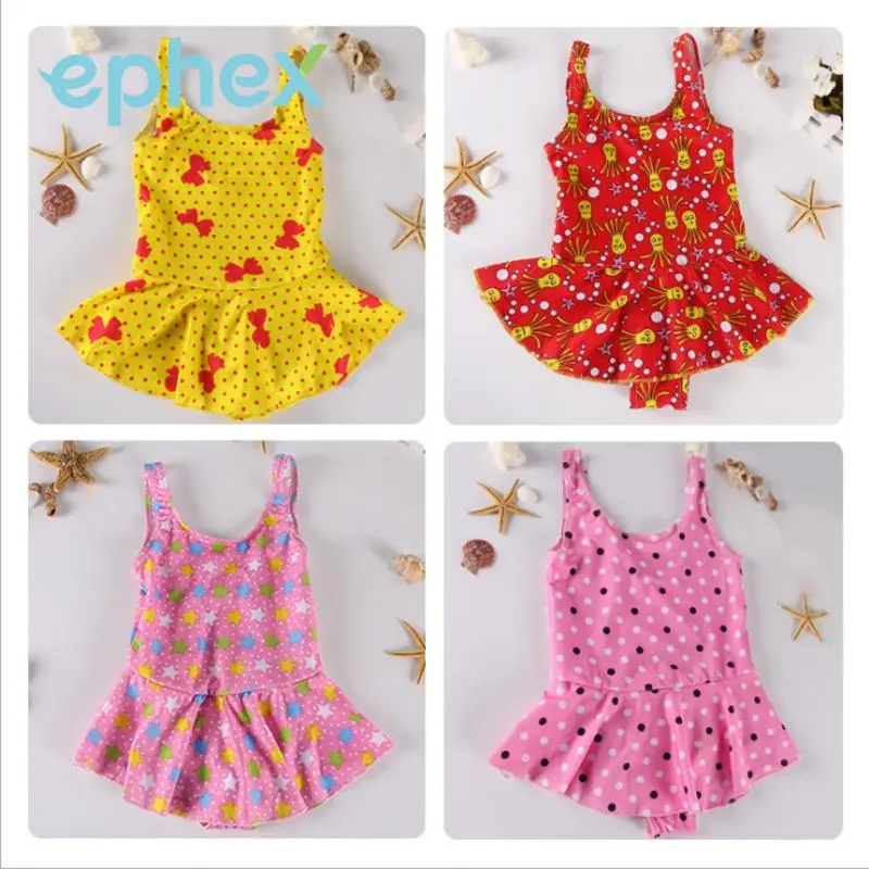 

Random Girls Children Swimsuit Bathing Swimwear Swimming Beach Swimwear Sets for kids