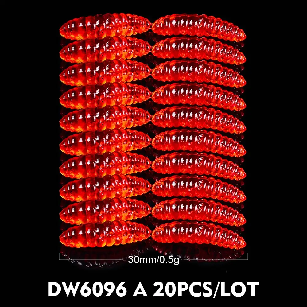 

Silicone Soft Bait Maggot Grub Soft Fishing Lure Swimbait Wobblers Tackle