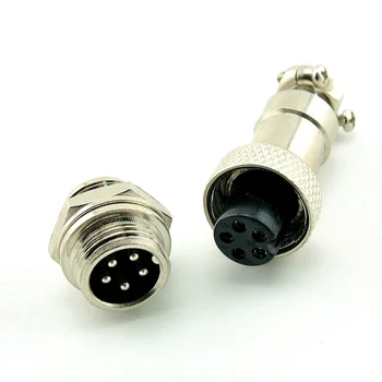 

20PCS/LOT GX12 5Pin Male Female 12mm Circular Aviation Socket Plug Wire Panel Connector