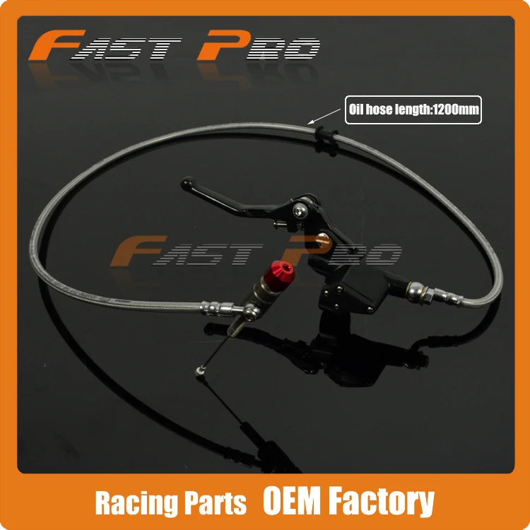 

1200mm Hydraulic Clutch Lever Master Cylinder For CRF250 KX250F YZ250F RMZ250 KX250F Vertical Engine Motorcycle Pit Dirt Bike