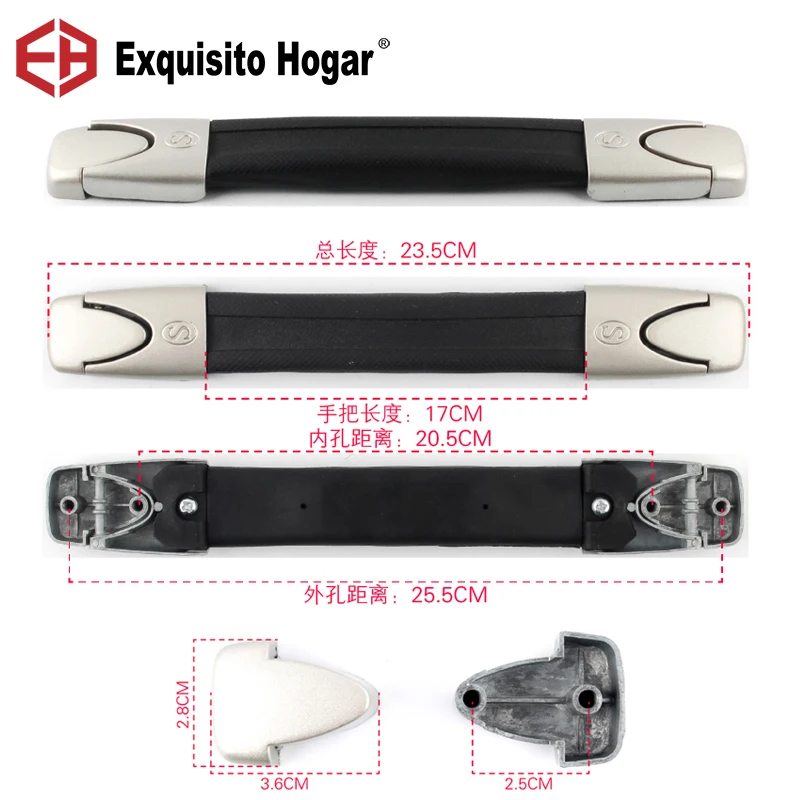 

Suitcase Pull Rod Box Handle Fitting Pull Rod Handle Suitcase Fix Holders Box Pull Carry Strap Luggage Repair Handle Part