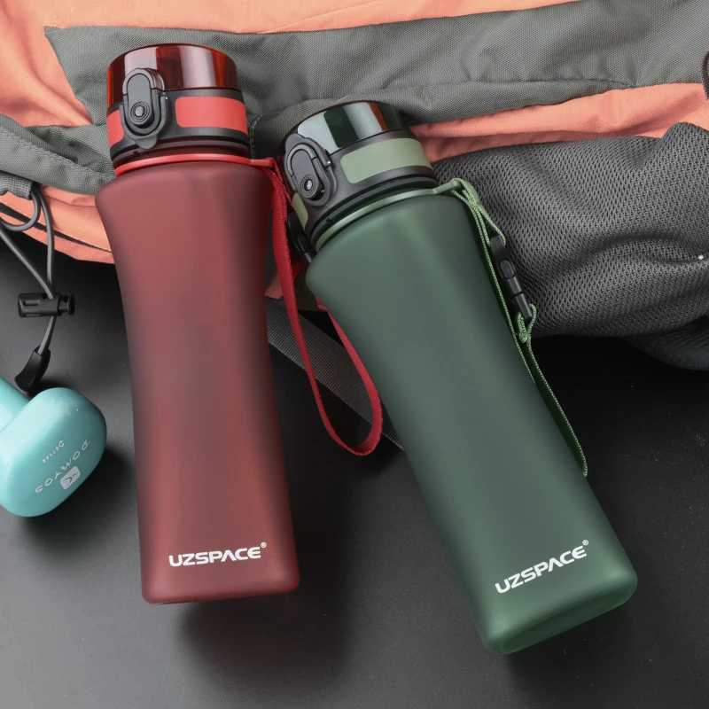 UZSPACE زجاجات مياه للرياضة 500 مللي الأزياء 6 ألوان البروتين شاكر المشي السفر بلدي زجاجة للمياه البلاستيك Drinkware BPA الحرة UZSPACE زجاجات مياه للرياضة 500 مللي الأزياء 6 ألوان البروتين شاكر المشي السفر بلدي زجاجة للمياه البلاستيك Drinkware BPA الحرة