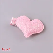 Лидер продаж; Новинка милый Летний стиль металлический Цвет детей с блестящими звездочками на заколки для волос для маленьких шпильки для волос для девочек сердце, звезда, заколка