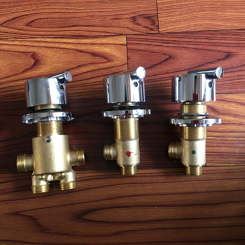 Billige MTTUZK heißer und kaltem wasser Messing schalter ventil für Badewanne wasserhahn dusche mixer, badewanne wasserhahn set, bad wasserhahn regelventil