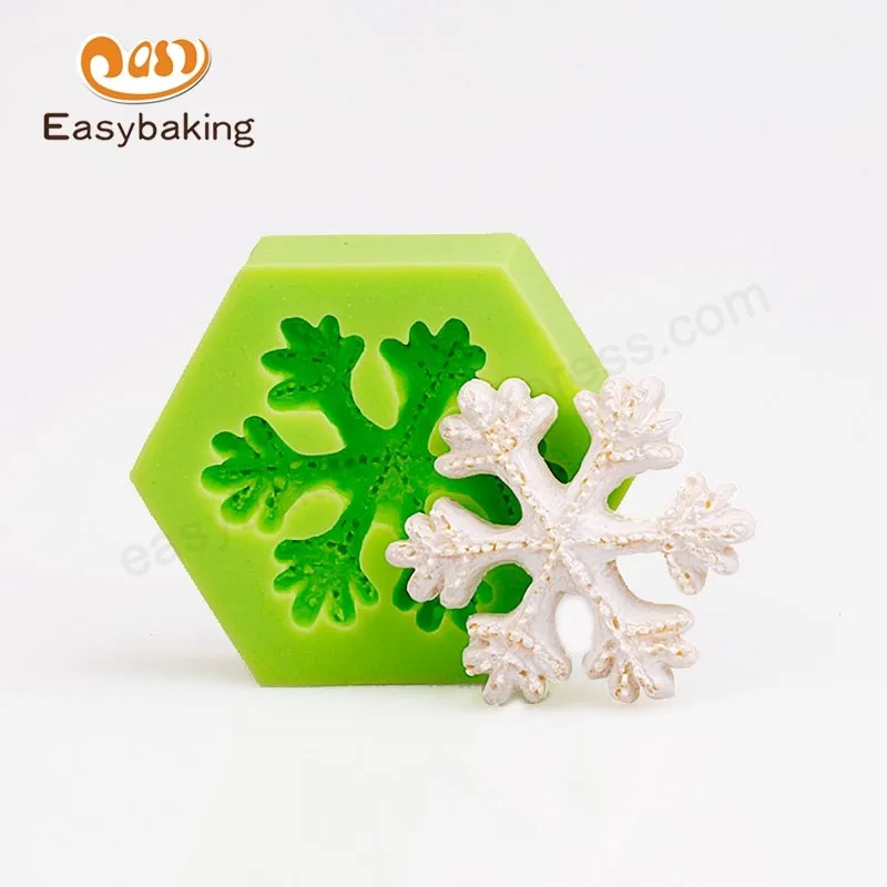 ES-0010_3D Snowflake Christmas Silicone Fondant Mold Cake Decorating Tools For Candy Chocolate Soap Clay Fimo Resin_7367