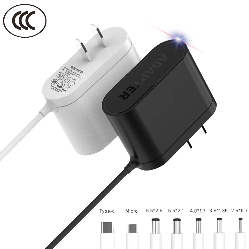 

Micro Type-c Charger Adapter for Xiaomi Samsung Power Supply Universal Phone 5V 2A DC Chargers UK EU Charging Port with 1m Cable