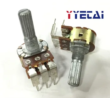 

YongYeTai 16 type double bending foot potentiometer B50K shaft length 20MM power amplifier type 148 free shipping