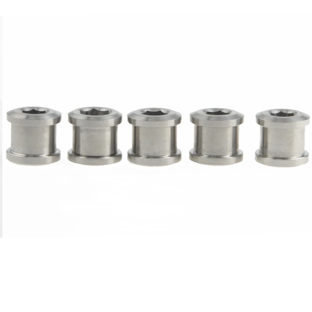 

5Pcs Titanium Ti Bicycle Crankset Chainring Bolts & Nuts