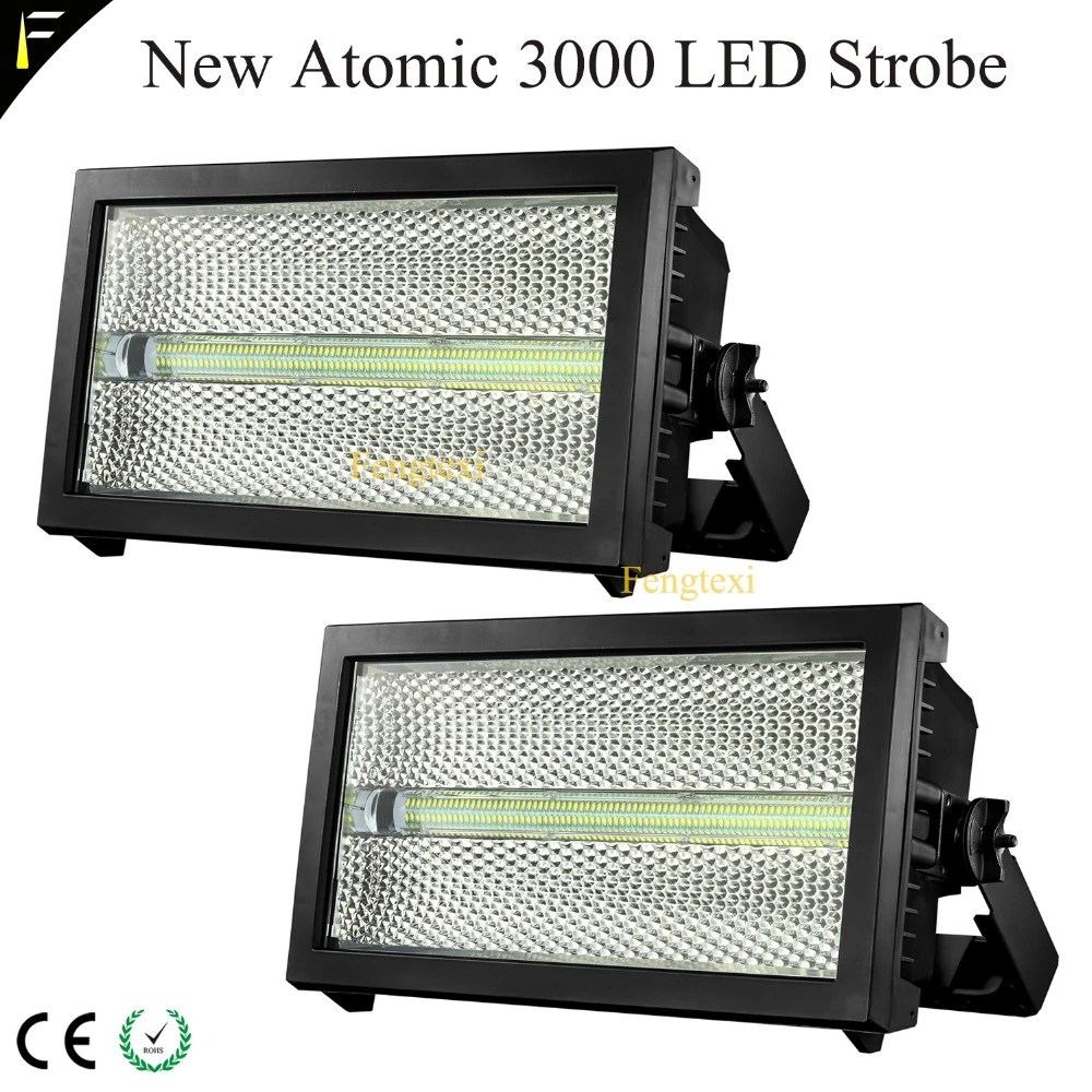 2unit Lot Creative Atomic 3000 Led Xenon Dmx Strobe Light Aura Backlight Rgb Strobe Wash Blinder Stage Lighting Equipment Stage Lighting Effect Aliexpress
