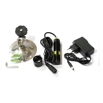 

532nm 50mW Line Laser Module Locator 18x75mm + EU-Plug AC Adapter + Holder/Mount/Heatsink