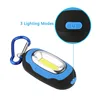 Mini 3 Modes Portable COB LED Keychain Flashlight Waterproof Key Chain Handy Torch Flash Night  Light Lamp For Hunting ► Photo 2/6