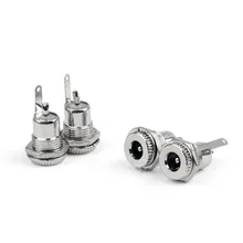 Sale 10 Pcs Copper 5.5MM X 2.5MM Female DC Socket Jack Power Supply Plug Connector
