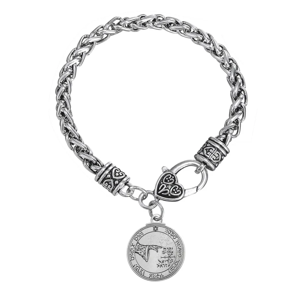 Skyrim Pentacle Of The Moon Talisman Key of Solomon толстый браслет-цепочка из пшеницы с