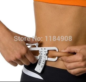 

Medidor De Grasa Corporal Real Freeshipping 2 Pcs Body Fat Caliper Tester Analyzer Measure Charts Fitness Keep Health Slim Hot!